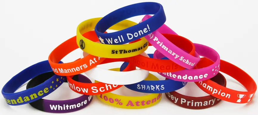 Silicone Wristbands for Schools
