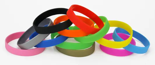Plain Silicone Wristbands for Schools